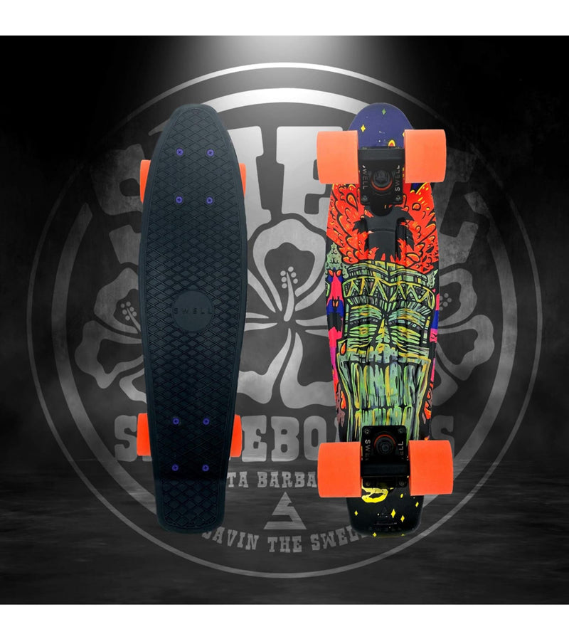 Tiki Volcano Swell 22” Cruiser Complete Skateboard