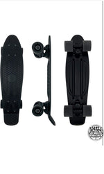 Black Sand Swell 22” Cruiser Skateboard Complete-Black