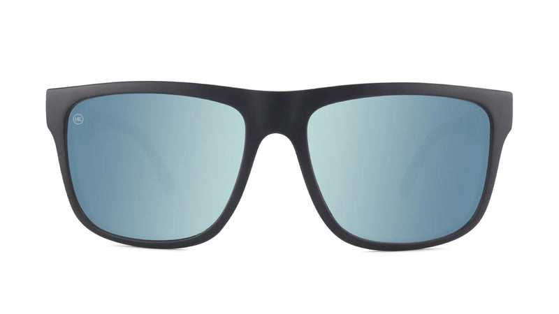 Knockaround Matte Black / Sky Blue Torrey Pines Unisex Polarized Sunglasses | WILD FLIER GIFTS AND APPAREL