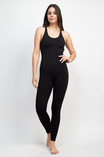 Mesh Back Detail Skinny Jumpsuit | WILD FLIER GIFTS AND APPAREL