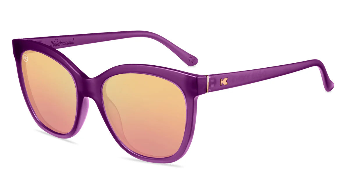 自然の美　ウルフェナイト　393ct Knockaround Deja Views Velvet Royale Unisex Polarized Sunglasses