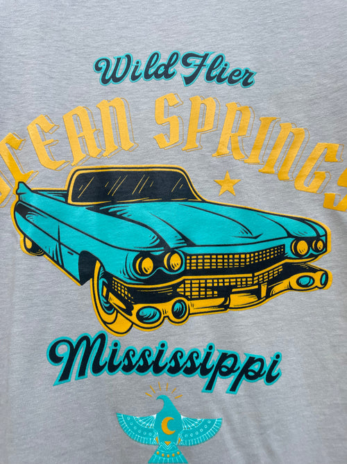 Mustang Sally Wild Flier Logo T-Shirt - Sand | WILD FLIER GIFTS AND APPAREL