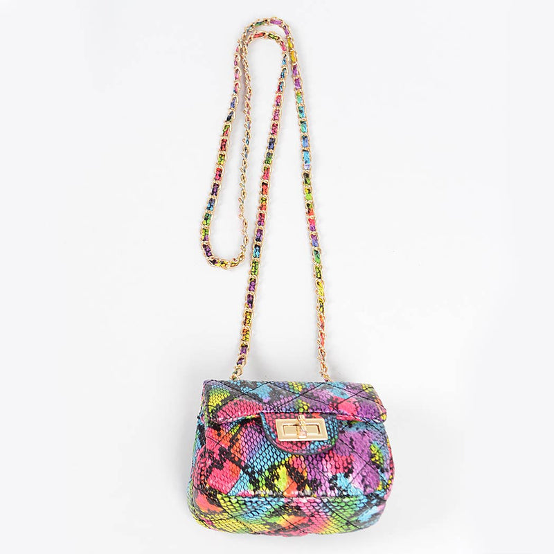 Multi Snake Mini Bag: Multicolor | WILD FLIER GIFTS AND APPAREL