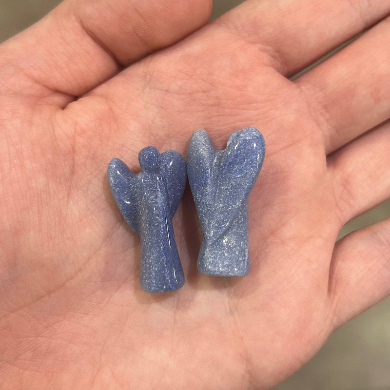 Gemstone Angel Figurines in 1-Inch – Wholesale Crystal Angel: Blue Quartz | WILD FLIER GIFTS AND APPAREL
