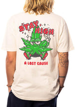 Stay High Tee: Bone / L | WILD FLIER GIFTS AND APPAREL
