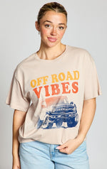 Off Road Vibes Oversized Cotton Graphic Tee