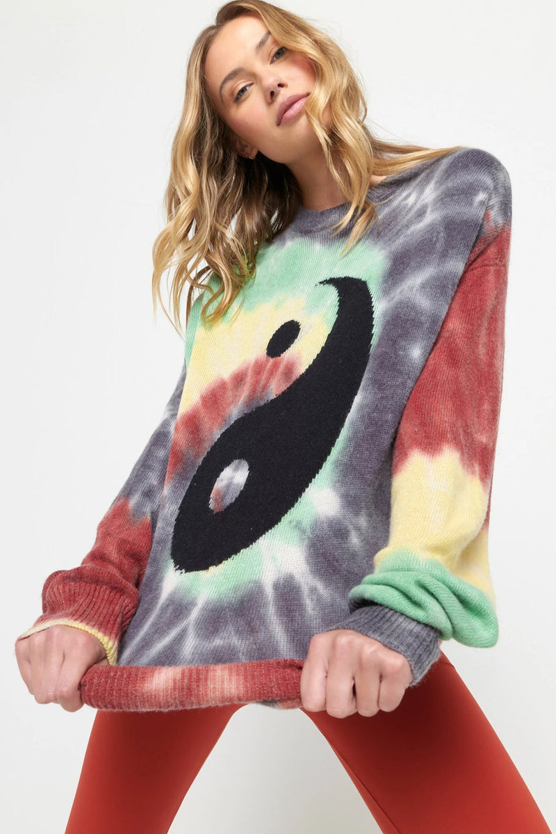 Spiritual Gangster Tie Dye Maude Sweater | WILD FLIER GIFTS AND APPAREL