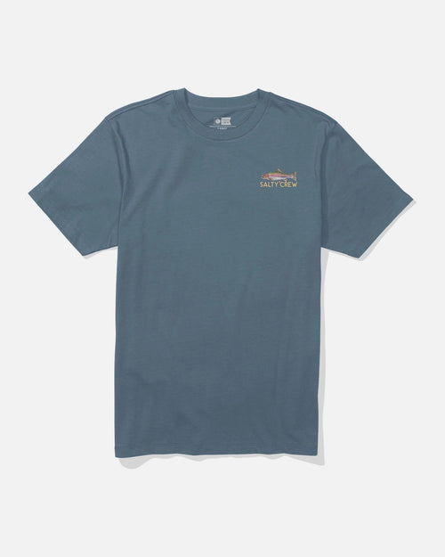Salty Crew Trout Mount Short Sleeve Tee - Slate | WILD FLIER GIFTS AND APPAREL