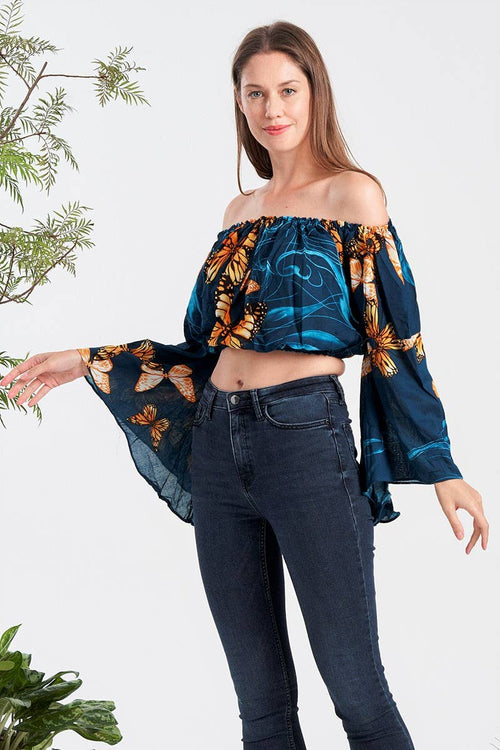 Womens Clothing - Crop Top (TH-1764): Free Size | WILD FLIER GIFTS AND APPAREL