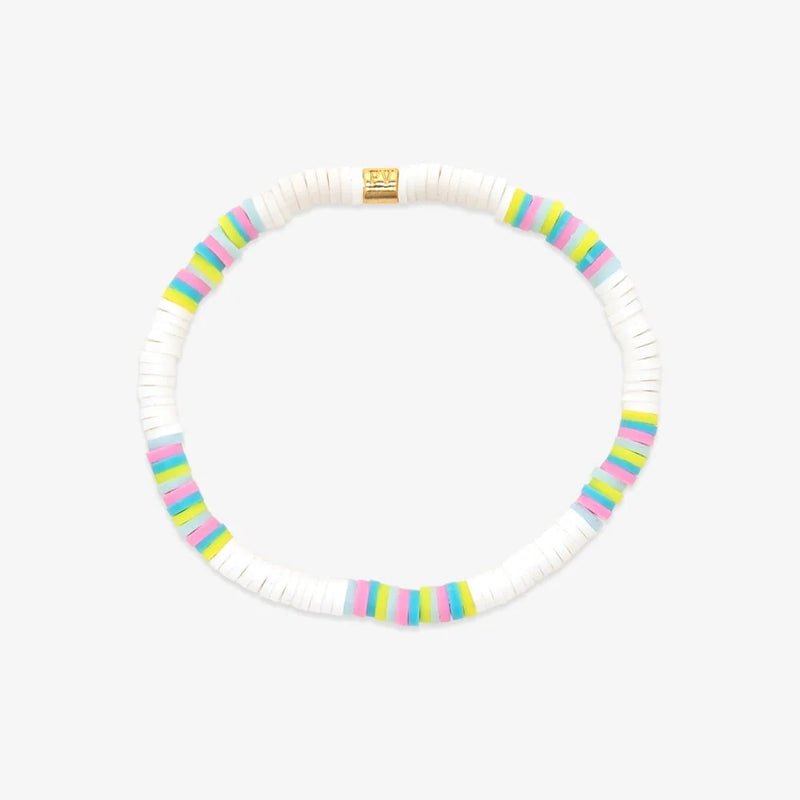 Pura Vida Seascape Vinyl Disc Stretch Bracelets