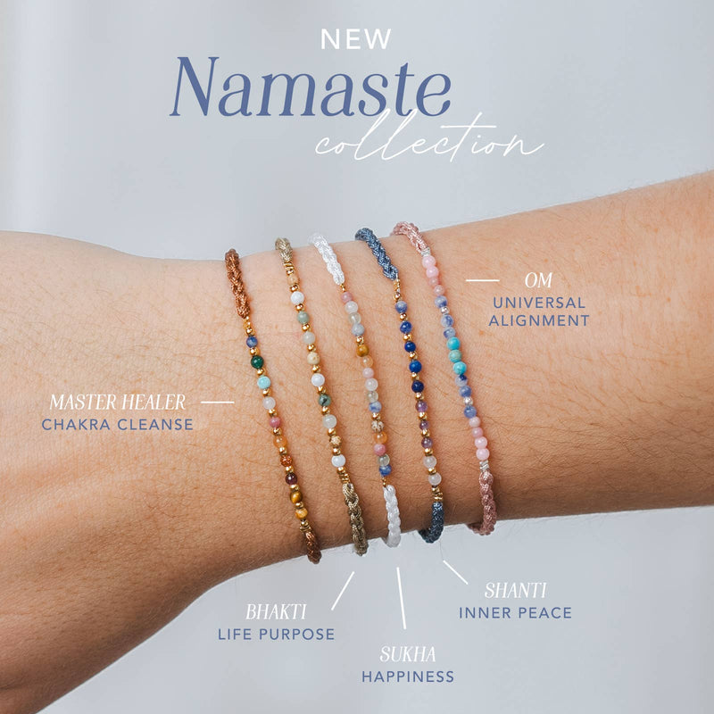 Lotus and Luna Namaste Bracelets