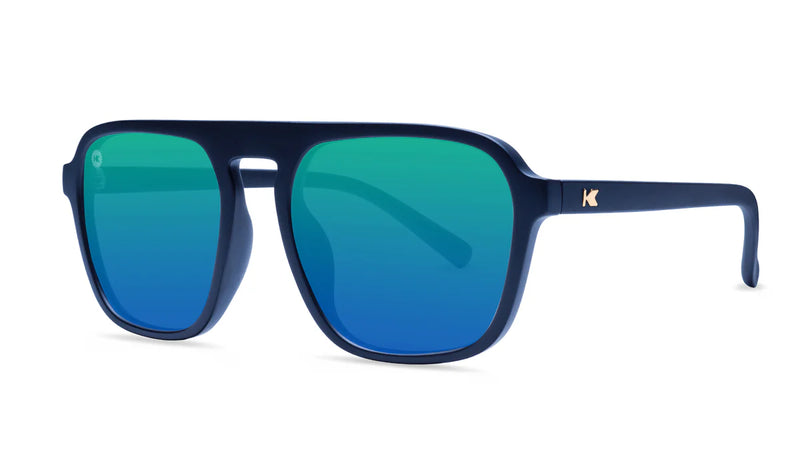 Knockaround Rubberized Navy Rider Pacific Palisades Unisex Polarized Sunglasses | WILD FLIER GIFTS AND APPAREL