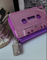 Fydelity Retro Cassette Wallet | Lavender Chrome