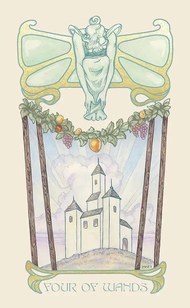 Ethereal Visions: Illuminated Tarot Card Deck