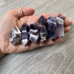 Amethyst Double Terminated Obelisk - Crystal Point : 1-2 oz | WILD FLIER GIFTS AND APPAREL
