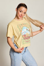 Indio California Crop Top Graphic Tee | WILD FLIER GIFTS AND APPAREL