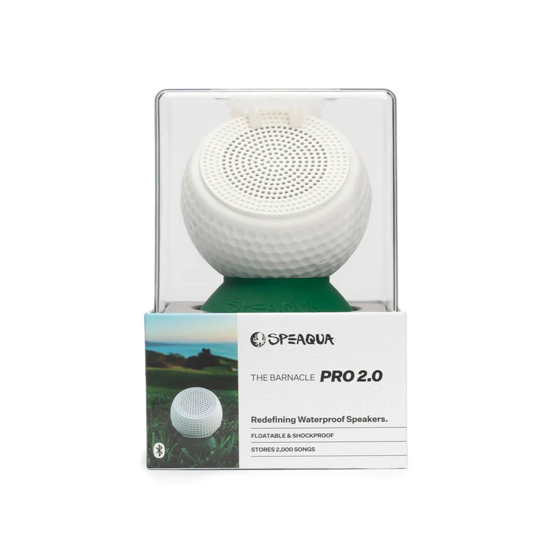 Speaqua The Barnacle Pro 100% Waterproof 8g Bluetooth 2.0 Speaker - Golf | WILD FLIER GIFTS AND APPAREL