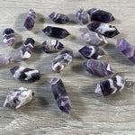 Amethyst Double Terminated Obelisk - Crystal Point : 1-2 oz | WILD FLIER GIFTS AND APPAREL