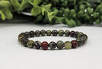 Dragon Bloodstone Stretchable Gemstone Bracelet 6mm Beads | WILD FLIER GIFTS AND APPAREL