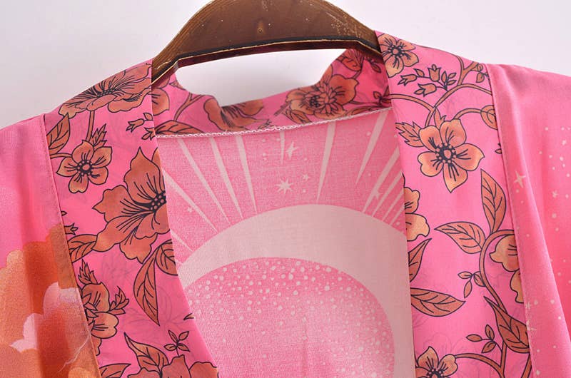 Bohemian Moon Kimono - Small Size | WILD FLIER GIFTS AND APPAREL