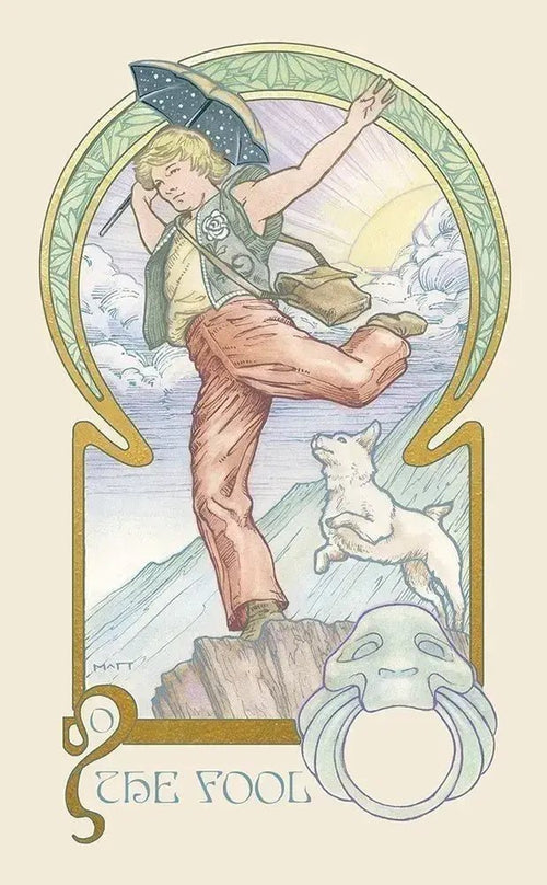 Ethereal Visions: Illuminated Tarot Card Deck