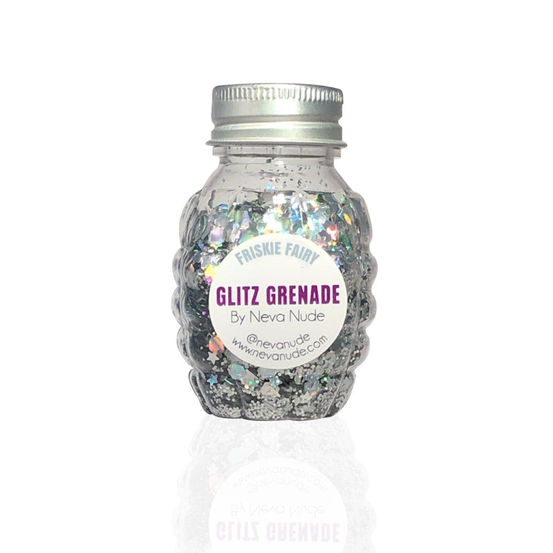 Friskie Fairy Cosmetic Grade Glitter Glitz Grenade Keychain in Aloe Gel: Iridescent Look / Aloe Gel / O/S | WILD FLIER GIFTS AND APPAREL