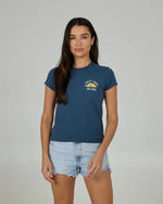 Salty Crew Baja Fresh Modern Tee - Indigo | WILD FLIER GIFTS AND APPAREL
