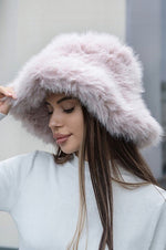 Winter Fluffy Fur Bucket Hats | WILD FLIER GIFTS AND APPAREL