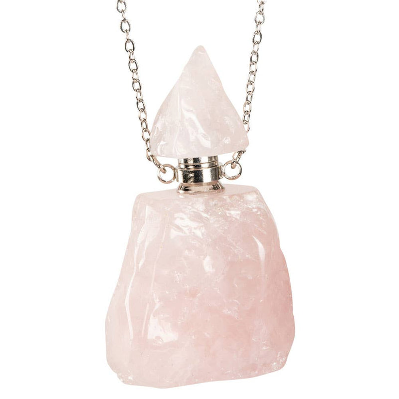 Crystal Essential Oil Bottle Necklaces