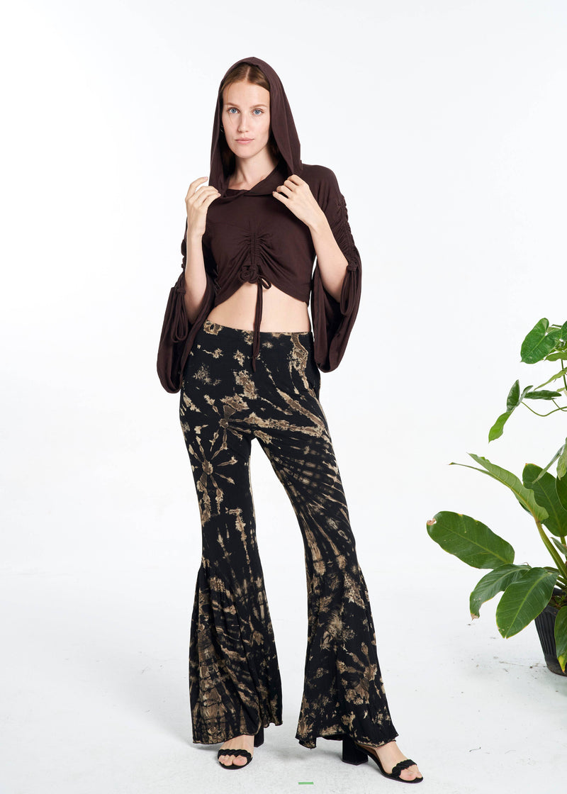 Womens Clothing - Tie-Dye Pants (TH-1786): Brown / Free Size | WILD FLIER GIFTS AND APPAREL