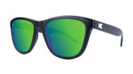 Knockaround Black / Green Moonshine Premiums Unisex Polarized Sunglasses | WILD FLIER GIFTS AND APPAREL