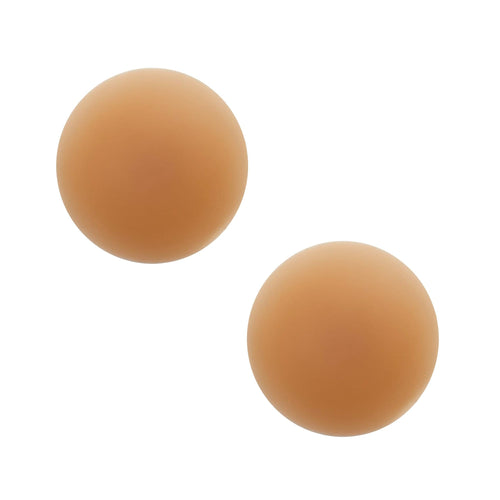 Mocha Yummy Skin INVISIBLE REUSABLE Silicone Nipple Cover Pasties: Nude Color / O/S | WILD FLIER GIFTS AND APPAREL