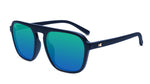 Knockaround Rubberized Navy Rider Pacific Palisades Unisex Polarized Sunglasses | WILD FLIER GIFTS AND APPAREL