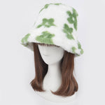 Faux Fur Printed Bucket Hat: WT | WILD FLIER GIFTS AND APPAREL