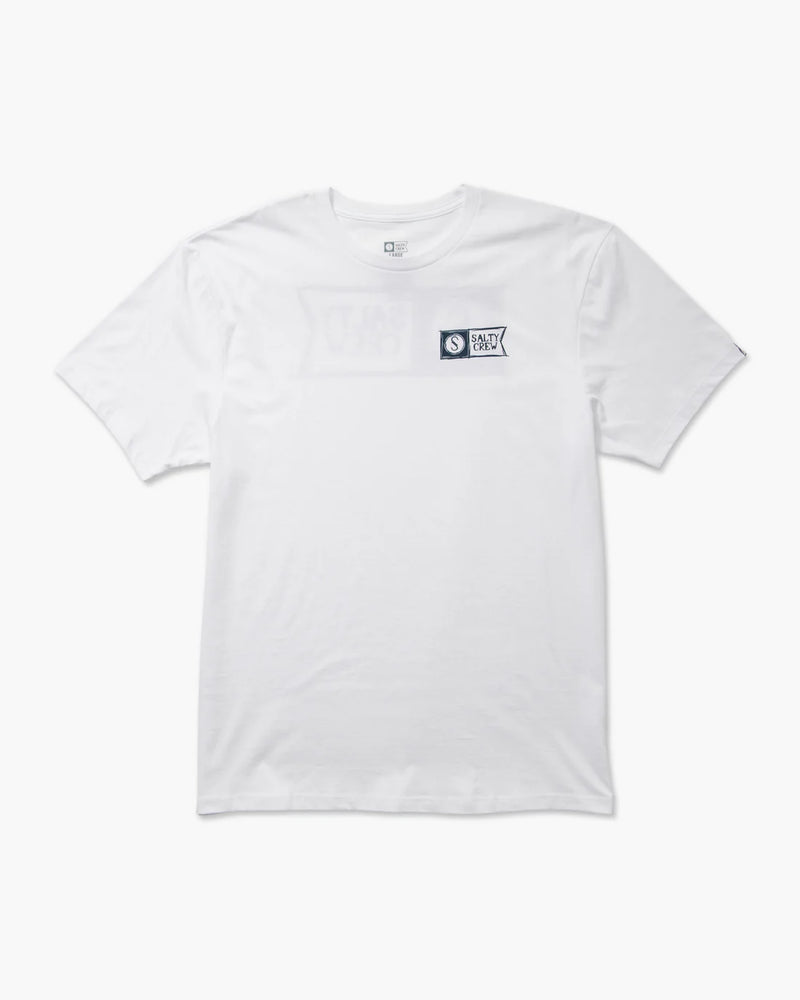 Salty Crew Sketchy Alpha White Short Sleeve Premium Tees