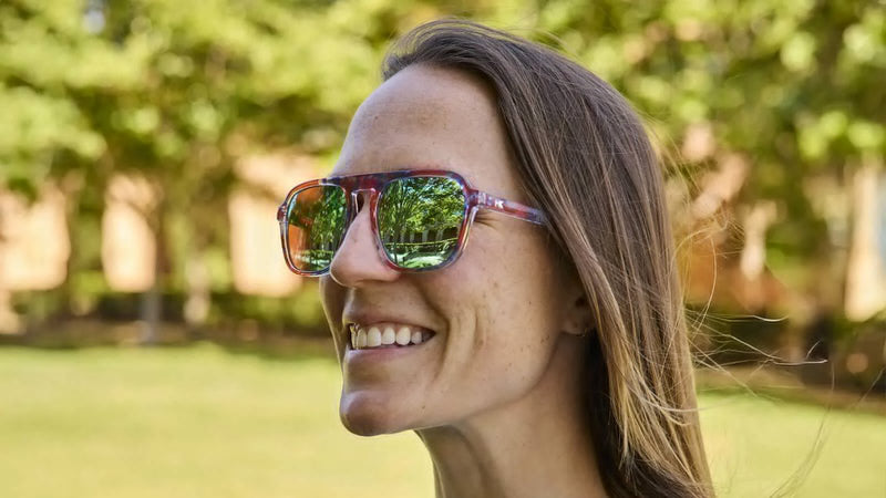 Knockaround Live Free or Tie-Dye Pacific Palisades Unisex Polarized Sunglasses | WILD FLIER GIFTS AND APPAREL