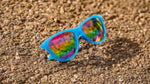 Rainbow Blues Premiums Sport Knockaround Unisex Polarized Sunglasses