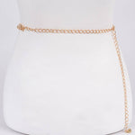 Symmetric Chain Belt: Gold | WILD FLIER GIFTS AND APPAREL