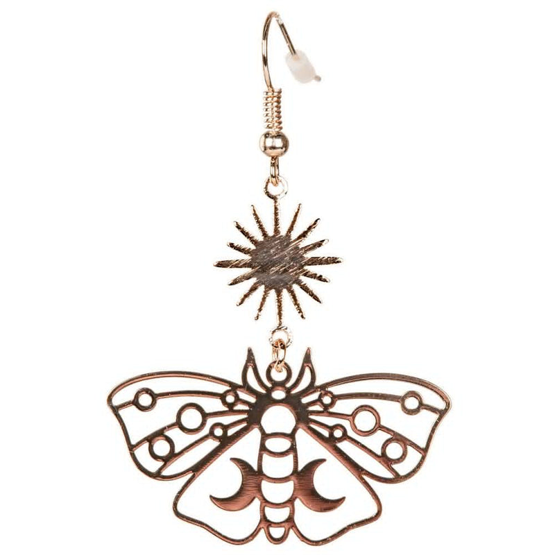Moth Sun And Moon Earrings | WILD FLIER GIFTS AND APPAREL