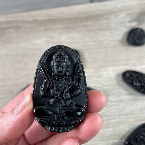 Obsidian Deity  – Assorted Spiritual Focal Beads for Jewelry | WILD FLIER GIFTS AND APPAREL