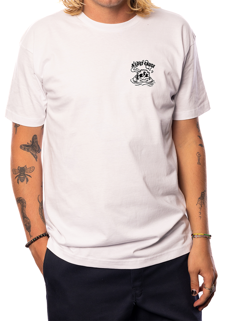 A Lost Cause Official High And Dry Tee : White