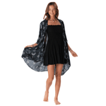 Midnight Lotus Moon Kimono | WILD FLIER GIFTS AND APPAREL