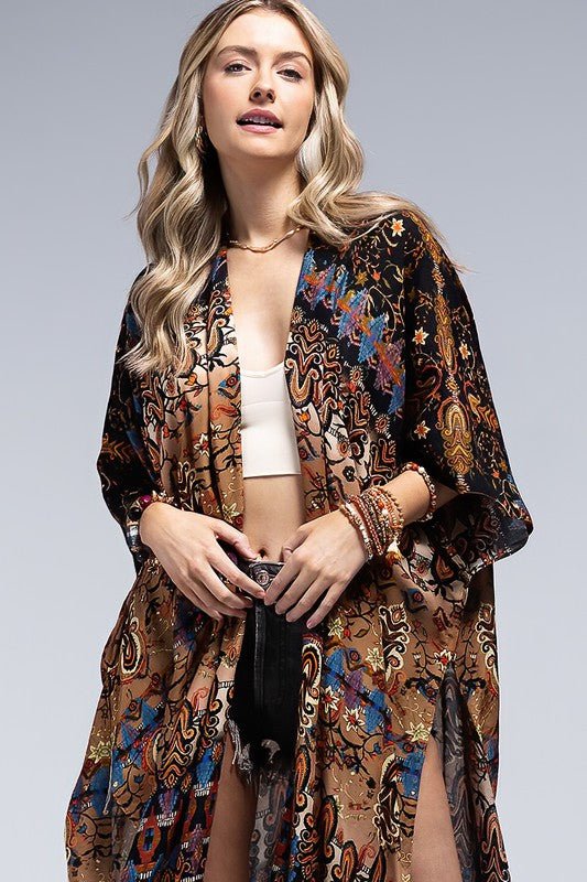 Annecy Fringe Kimono | WILD FLIER GIFTS AND APPAREL