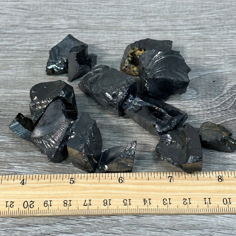 Elite Shungite Raw Stones – 100 Gram Lot Wholesale | WILD FLIER GIFTS AND APPAREL
