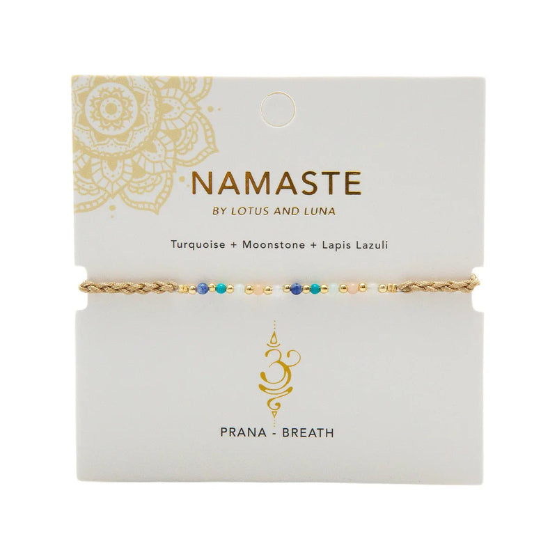 Lotus and Luna Namaste Bracelets | WILD FLIER GIFTS AND APPAREL