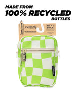 Fydelity Crossbody Mini Brick Bag | Recycled RPET | Groovy Green