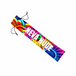Neon Carnival Daisy Blacklight Folding Fan: Neon / O/S | WILD FLIER GIFTS AND APPAREL