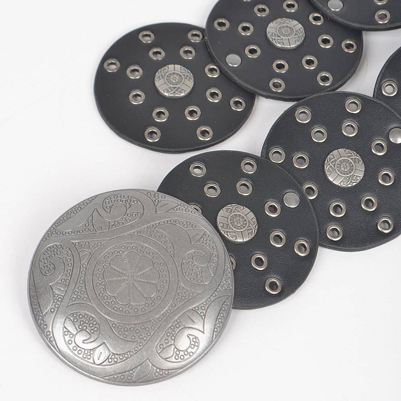 Faux Leather Multi Eyelet Round Western Belt: SL | WILD FLIER GIFTS AND APPAREL