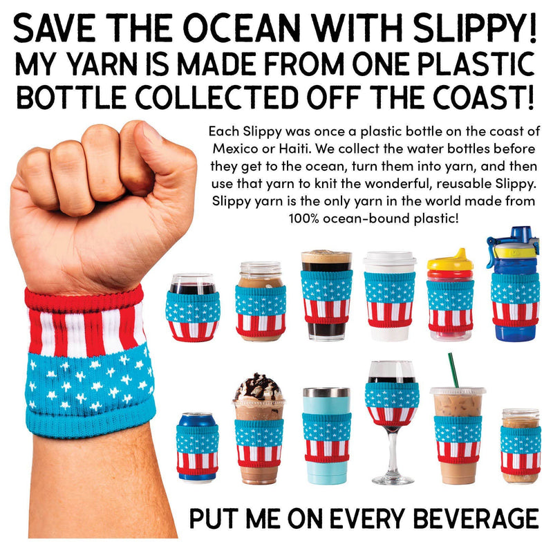 America SLIPPY | Pint Glass, Coffee Cup Sleeve & Can Koozie | WILD FLIER GIFTS AND APPAREL