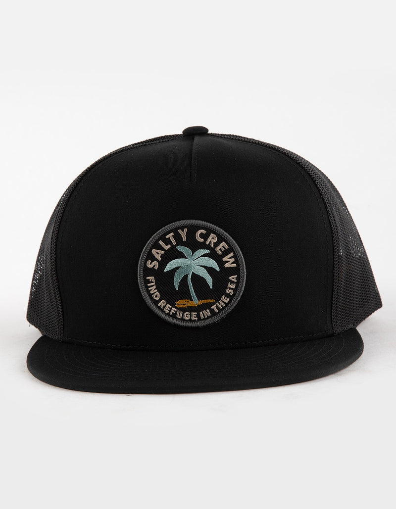 Salty Crew Tropics Black Trucker Hat